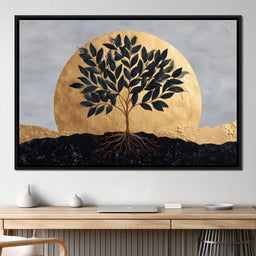 Golden Tree of Tranquility - NicheCanvas