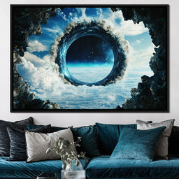 Portal to Celestial Realms - NicheCanvas