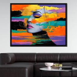 Chromatic Calm Portrait Drift - NicheCanvas