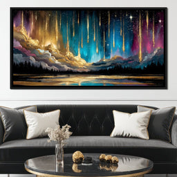 Celestial Rain Of Starlight - NicheCanvas