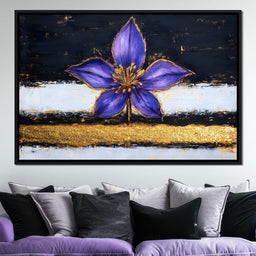 Golden Bloom Oasis Elegance - NicheCanvas