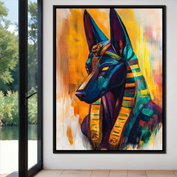Majestic Anubis Reverie - NicheCanvas