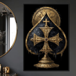 Gilded Faith Of The Spades - NicheCanvas