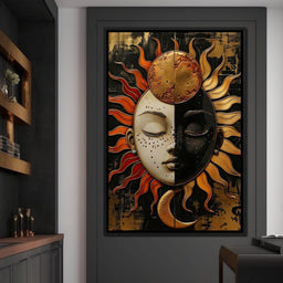 Solar Lunar Symbiosis - NicheCanvas