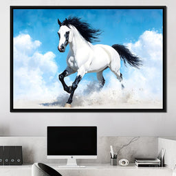 Gallop Through the Clouds - NicheCanvas