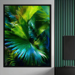 Lush Tropical Palm Oasis Flow - NicheCanvas