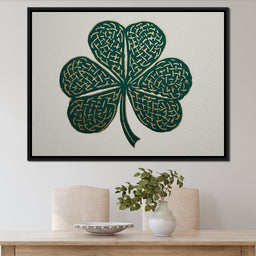 Clover Gold Leaf Charm - NicheCanvas