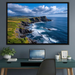 Atlantic Cliffs Wild Coastline - NicheCanvas