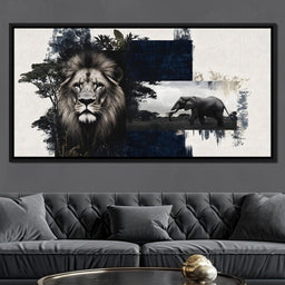 Wild Majesty Safari Dreamscape - NicheCanvas