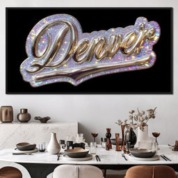 Denver Metallic Dreamscape - NicheCanvas