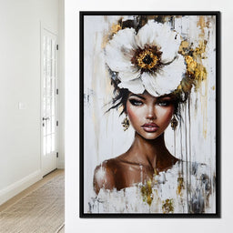 Golden Petal Elegance - NicheCanvas