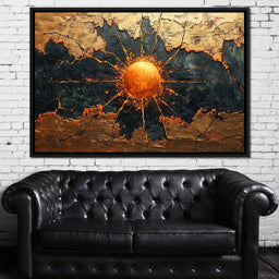 Aurora Burst Embers - NicheCanvas