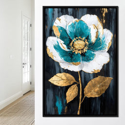 Golden Petal Repose - NicheCanvas