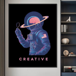 Neon Astro Mind Odyssey - NicheCanvas