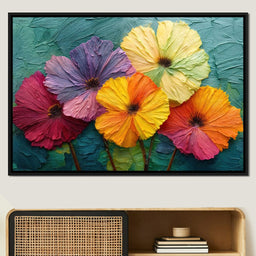 Bloomstorm in Brushstrokes - TooplesArt - NicheCanvas