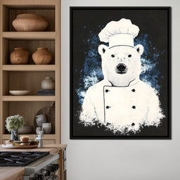 Polar Bear Chef Culinary Dreams - NicheCanvas