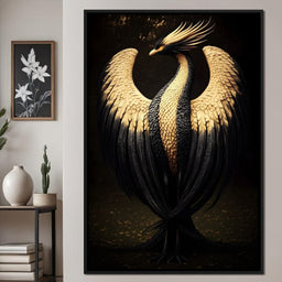 Golden Avian Majesty - NicheCanvas
