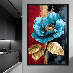 Golden Blossom Radiance - NicheCanvas