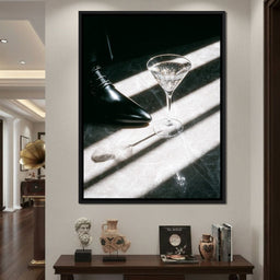 Martini Sparkle On Marble Luxury - NicheCanvas