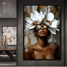 Golden Petals Envisioned - Cole Williams - NicheCanvas