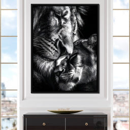 Lion's Bond - NicheCanvas