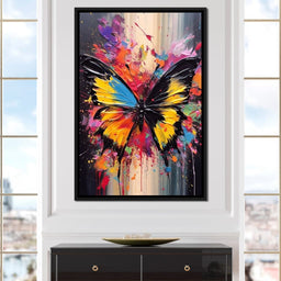 Technicolor Lepidoptera - NicheCanvas