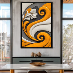 Fusion of Flower and Flow - TooplesArt - NicheCanvas