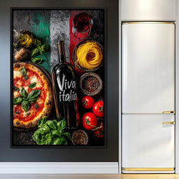 Italian Feast Still Life - NicheCanvas