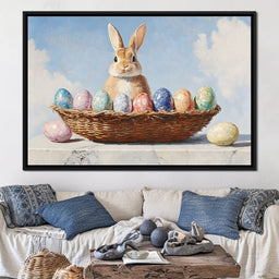 Easter Bunny Dreams Basket - NicheCanvas