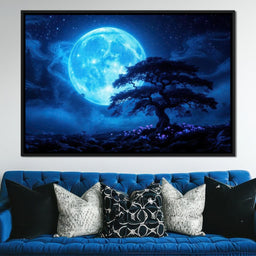 Nocturne in Indigo - TooplesArt - NicheCanvas