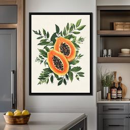 Tropical Papaya - NicheCanvas