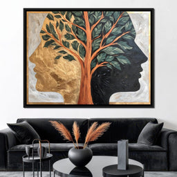 Dual Reflections of Nature - NicheCanvas