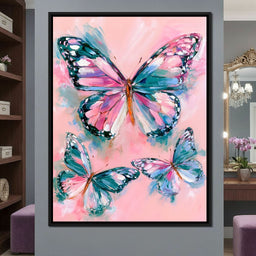 Fluttering Past The Pale Horizon - NicheCanvas