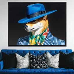 Canine Dapper Delight - NicheCanvas