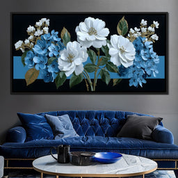 Floral Cascade Dreamscape - NicheCanvas