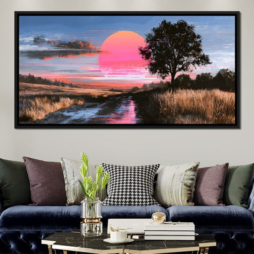 Broken Light Beyond The Meadow Edge Canvas Print