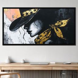 Golden Cowgirl - NicheCanvas