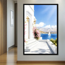 Coastal Sunlit Retreat - NicheCanvas