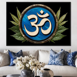 Mystical Om Symbol Reverie - NicheCanvas