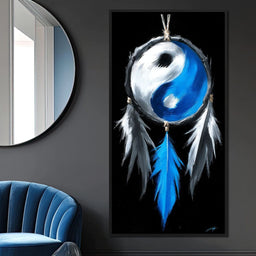Yin Yang Dreamcatcher Balance - NicheCanvas