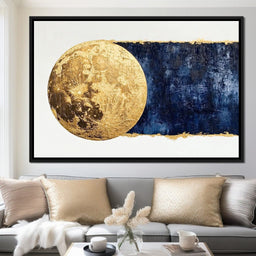 Golden Lunar Night - NicheCanvas