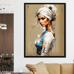 Female Portrait 256 - Johanjjf - NicheCanvas