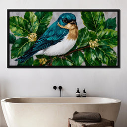 Emerald Wings Nature's Bird - NicheCanvas