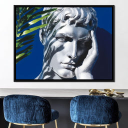 Classical Reverie Under Palm - NicheCanvas