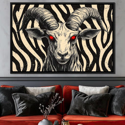 Infernal Ram of Shadows - NicheCanvas