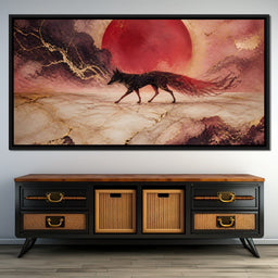 Gold Vein Fox Spirit - NicheCanvas