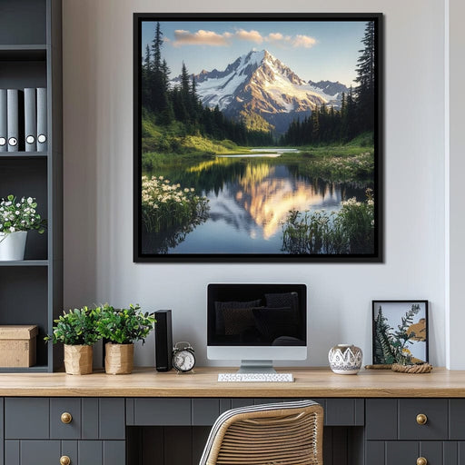 Mountaintop Reflections Canvas Print