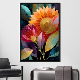 Radiant Blooming Spectrum - NicheCanvas