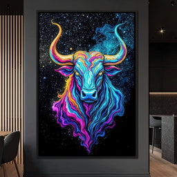 Bull of the Cosmos - TooplesArt  - NicheCanvas