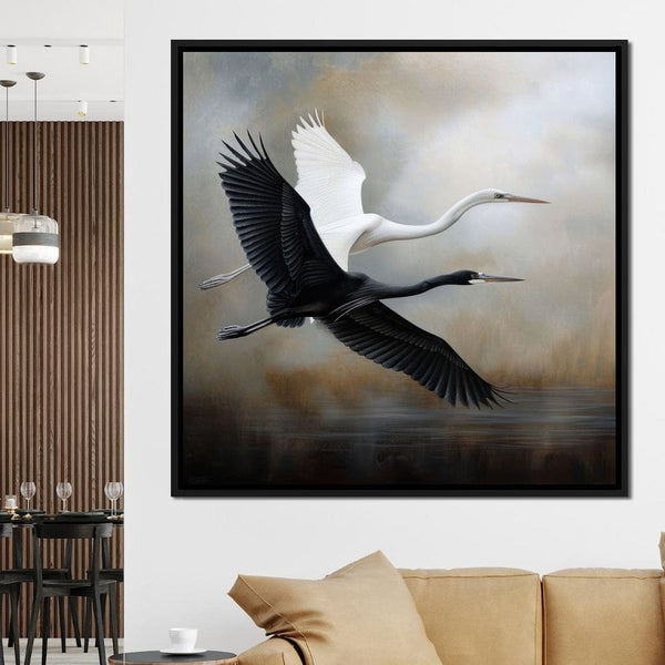 Heron Harmony - TooplesArt | NicheCanvas